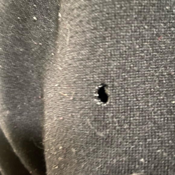 Aged Vintage CADDILAC Black Button Down Sweatshirt Women’s XL Hip Hop - Picture 5 of 7